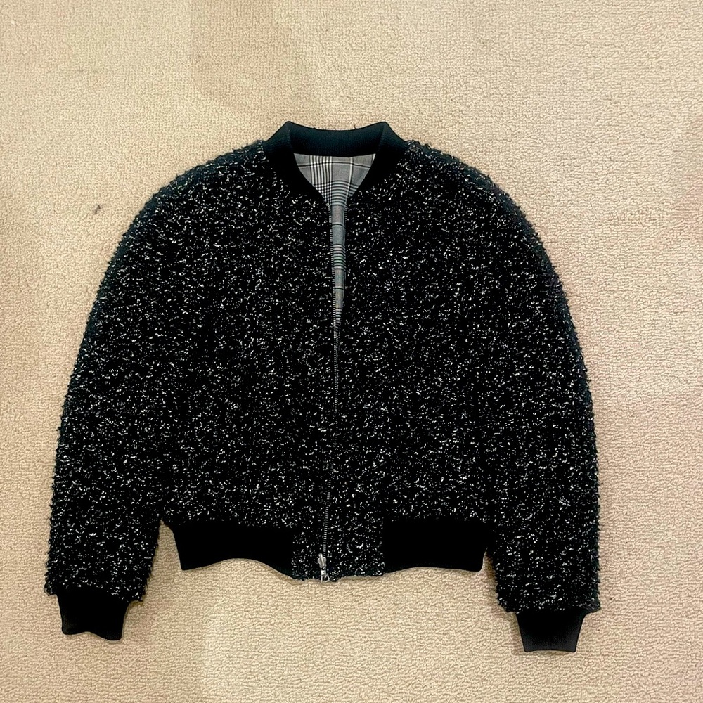 ALICE & OLIVIA reversible bomber jacket